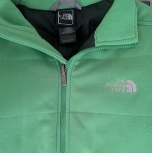 Women's North Face Mint Green Fleece Jacket